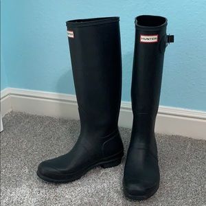 Hunter Orginal Tall Rainboots Black
